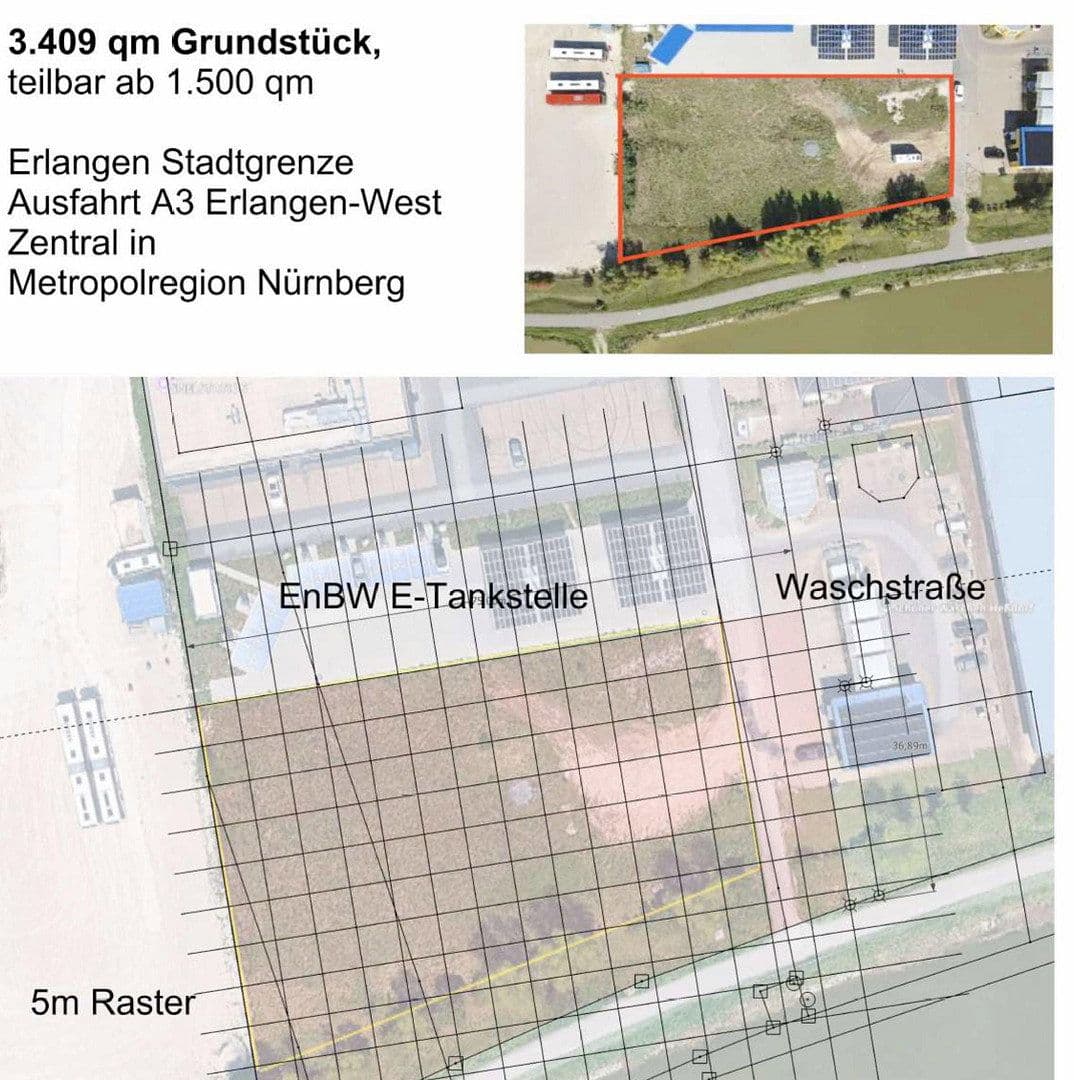 Prodej pozemku 3.409 m², Im Gewerbepark 19, Heßdorf, Bavorsko Prodej pozemku 3.409 m², Im Gewerbepark 19, Heßdorf, Bavorsko