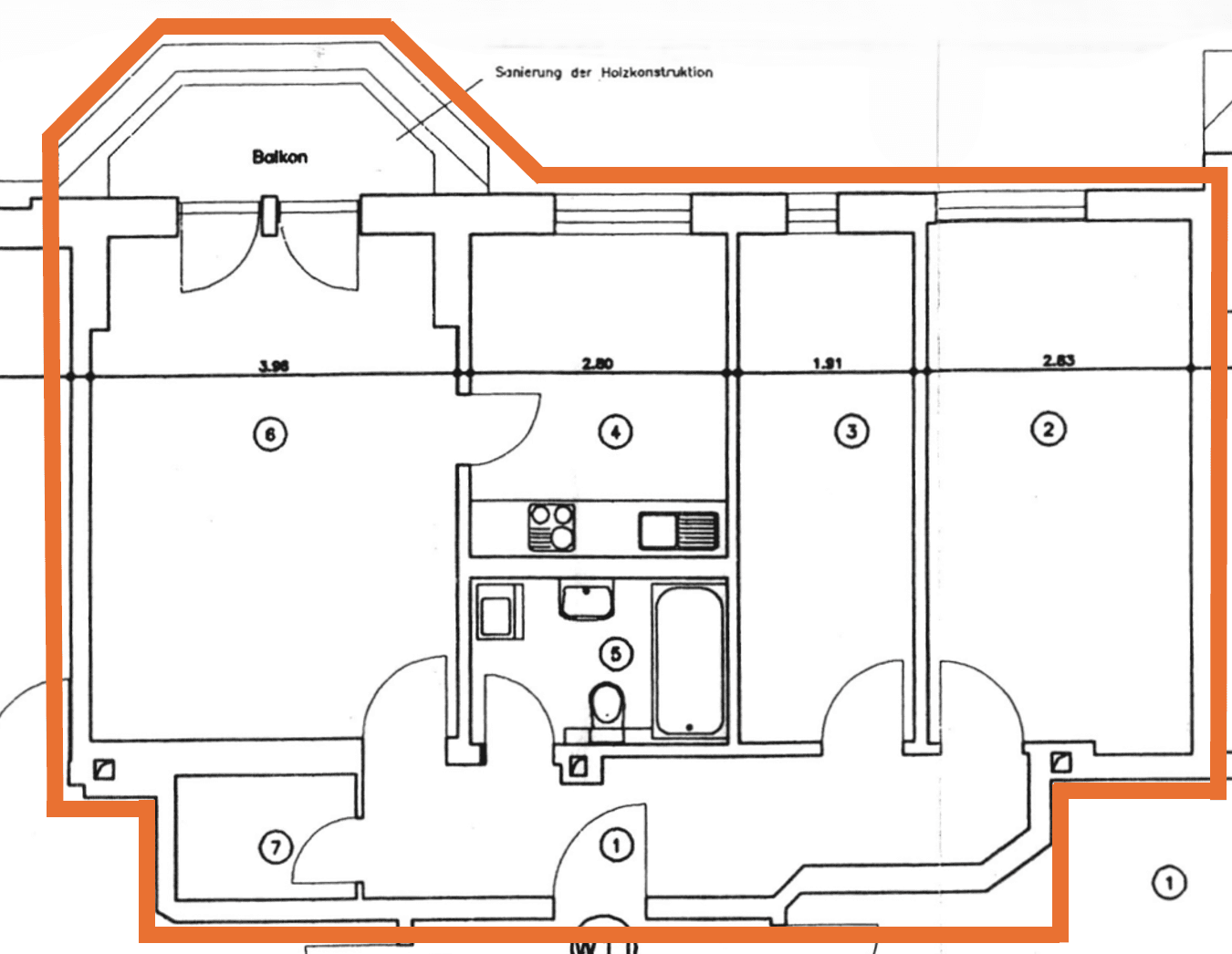 Prodej bytu 3+kk 75 m², Lockwitzer Str. 24, Dresden, Sasko Prodej bytu 3+kk 75 m², Lockwitzer Str. 24, Dresden, Sasko