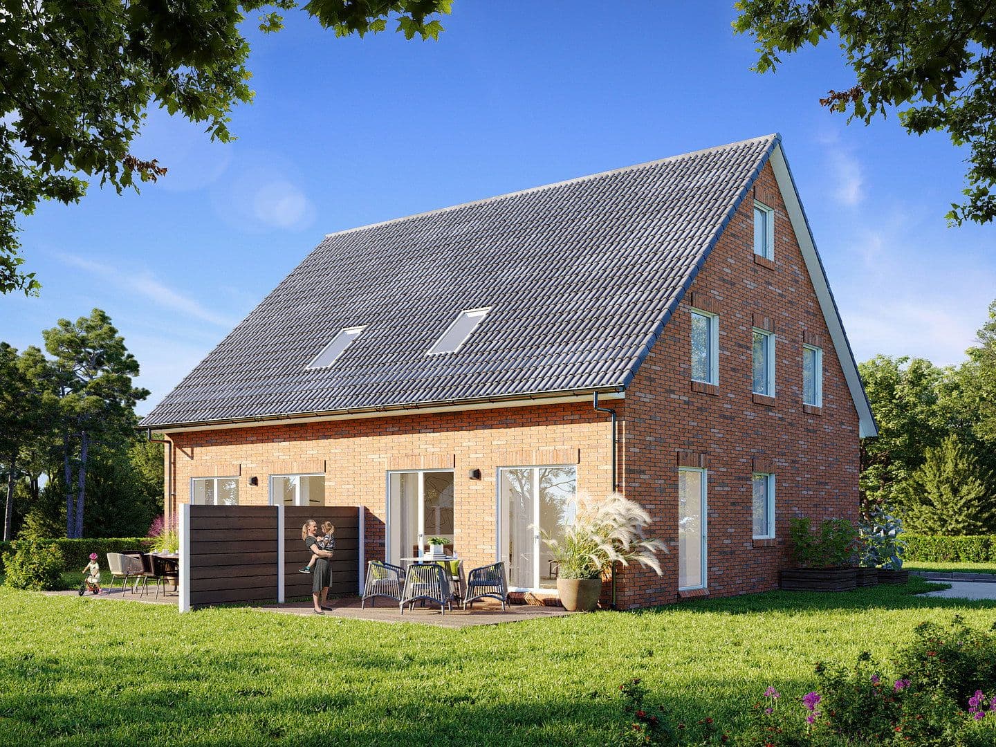 Pronájem domu 100 m², pozemek 335 m², Brookweg 34b, Wentorf bei Hamburg, Šlesvicko-Holštýnsko Pronájem domu 100 m², pozemek 335 m², Brookweg 34b, Wentorf bei Hamburg, Šlesvicko-Holštýnsko