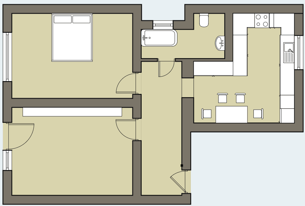 Pronájem bytu 2+1 65 m², Uhříněveská, Praha, Praha Pronájem bytu 2+1 65 m², Uhříněveská, Praha, Praha