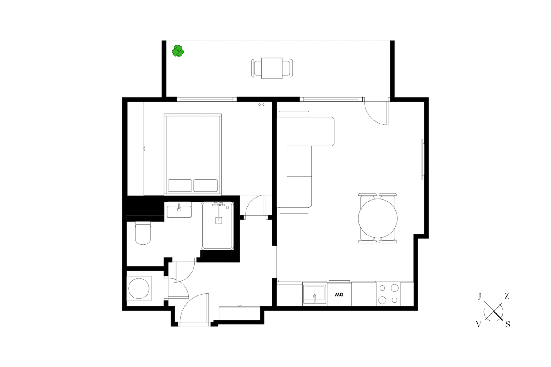 Prodej bytu 2+kk 44 m², Gruzínská, Praha, Praha Prodej bytu 2+kk 44 m², Gruzínská, Praha, Praha