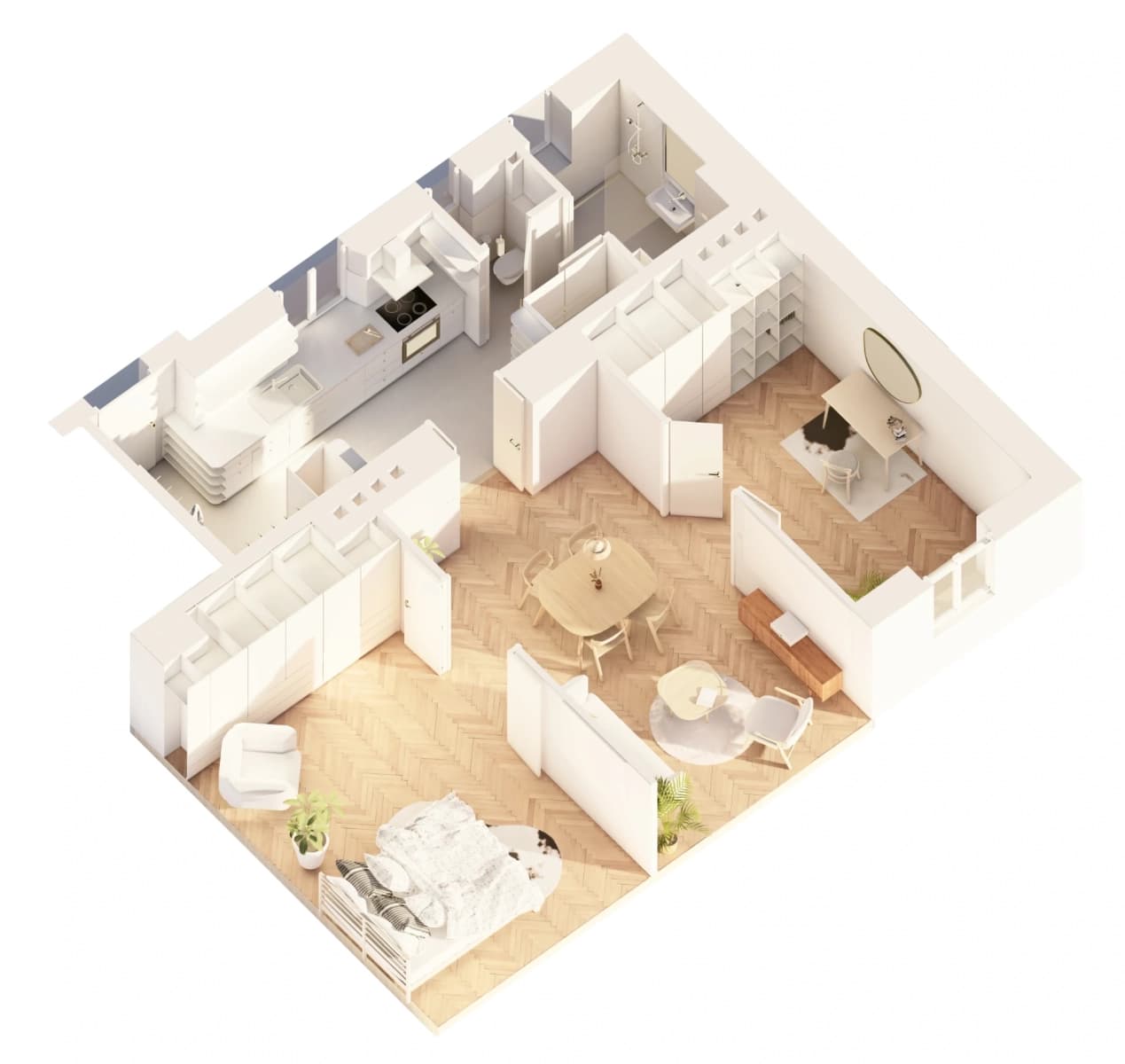 Pronájem bytu 3+kk 69 m², Čajkovského, Praha, Praha Pronájem bytu 3+kk 69 m², Čajkovského, Praha, Praha