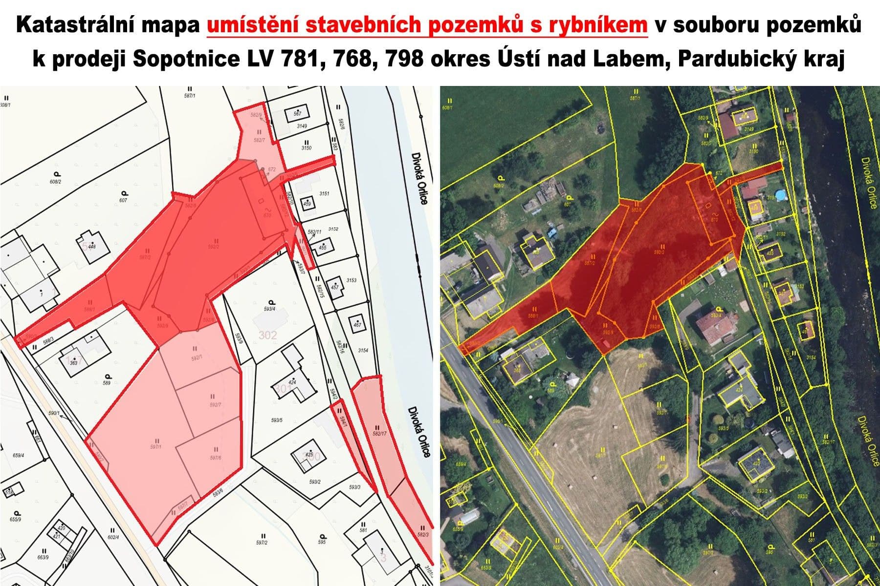 Prodej pozemku 540 m², Sopotnice, Pardubický kraj Prodej pozemku 540 m², Sopotnice, Pardubický kraj