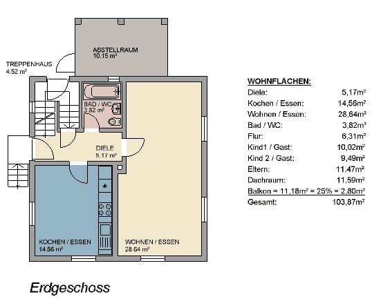 Prodej domu 104 m², pozemek 520 m², Dillingen an der Donau, Bavorsko Prodej domu 104 m², pozemek 520 m², Dillingen an der Donau, Bavorsko