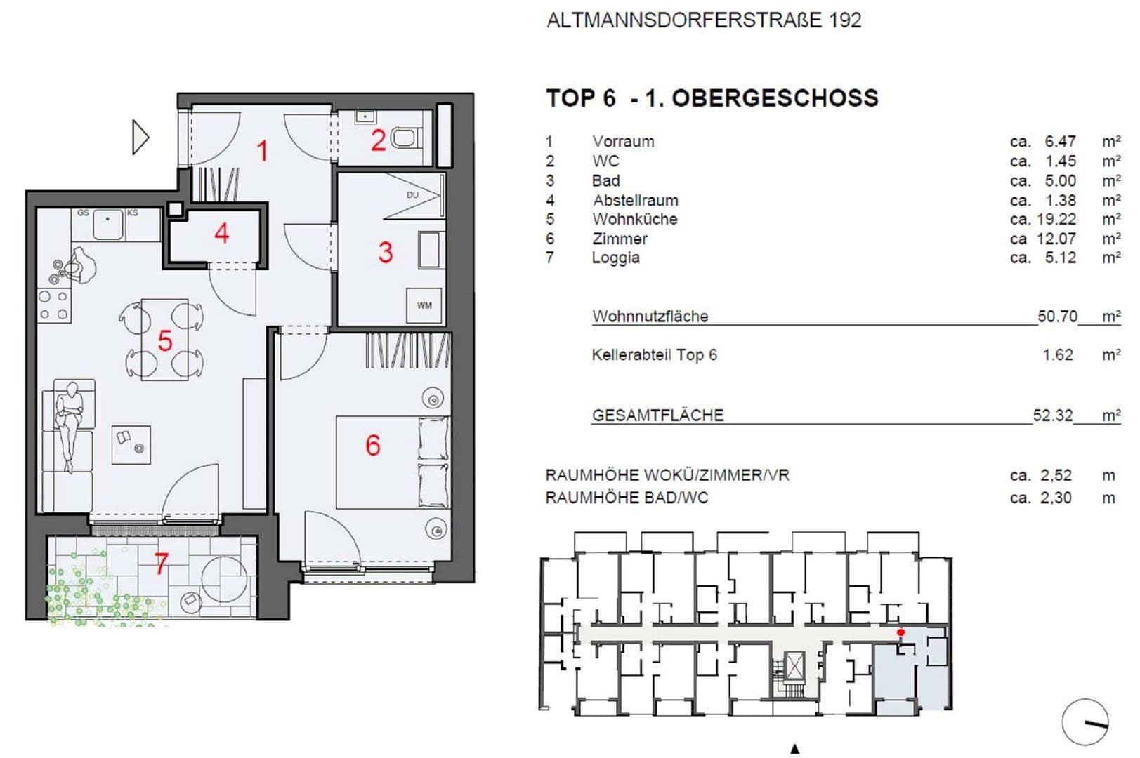 Pronájem bytu 1+1 46 m², Altmannsdorfer Straße 192, Wien, Wien Pronájem bytu 1+1 46 m², Altmannsdorfer Straße 192, Wien, Wien