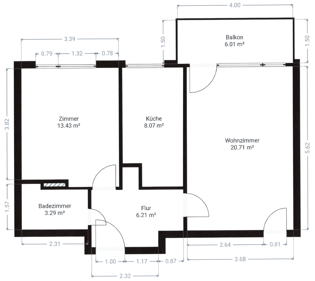 Pronájem bytu 2+1 55 m², Fürstenwalder Straße 2, Hannover, Dolní Sasko Pronájem bytu 2+1 55 m², Fürstenwalder Straße 2, Hannover, Dolní Sasko