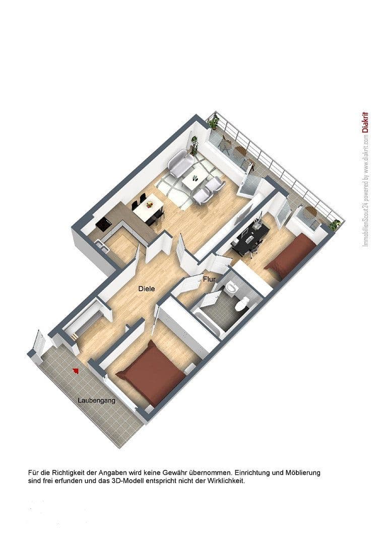 Pronájem bytu 3+1 80 m², Offenbach, Hessen Pronájem bytu 3+1 80 m², Offenbach, Hessen
