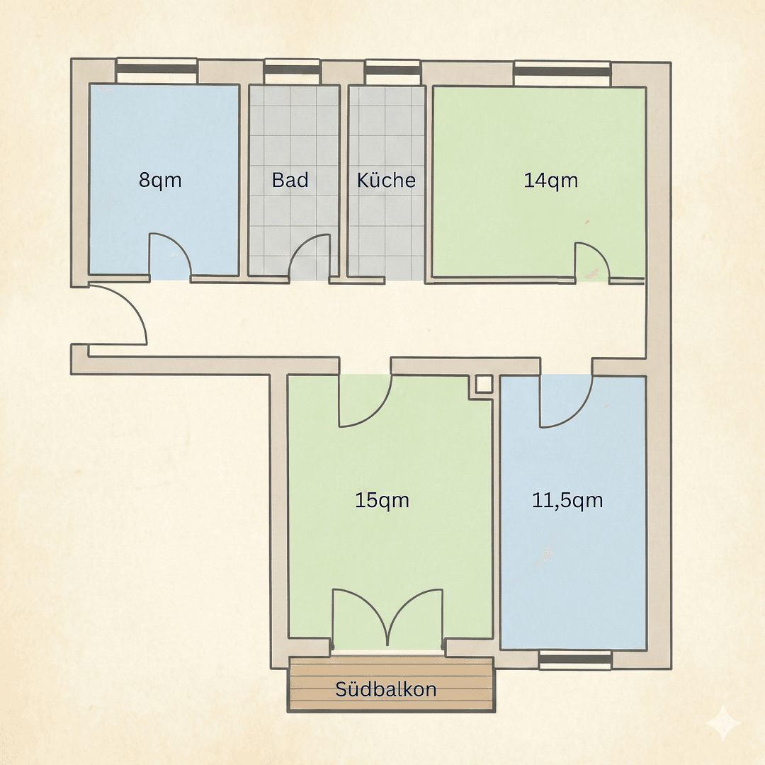 Prodej bytu 4+1 70 m², Augsburg Hochzoll, Bavorsko Prodej bytu 4+1 70 m², Augsburg Hochzoll, Bavorsko