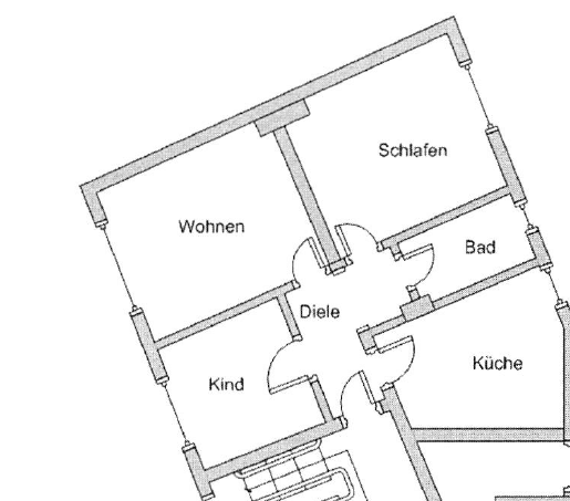 Pronájem bytu 3+1 67 m², Dollendorfstr. 27, Essen, Severní Porýní-Vestfálsko Pronájem bytu 3+1 67 m², Dollendorfstr. 27, Essen, Severní Porýní-Vestfálsko