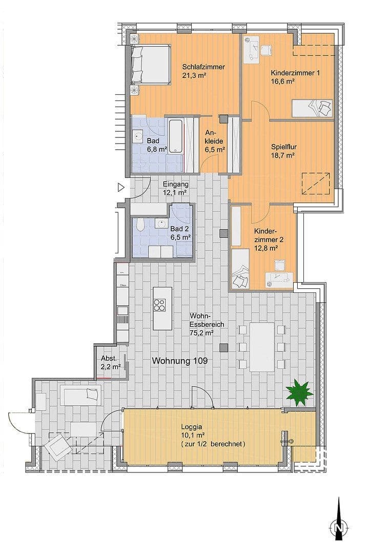 Pronájem bytu 5+1 194 m², Hauptstr. 29, Leinfelden-Echterdingen, Bádensko-Württembersko Pronájem bytu 5+1 194 m², Hauptstr. 29, Leinfelden-Echterdingen, Bádensko-Württembersko