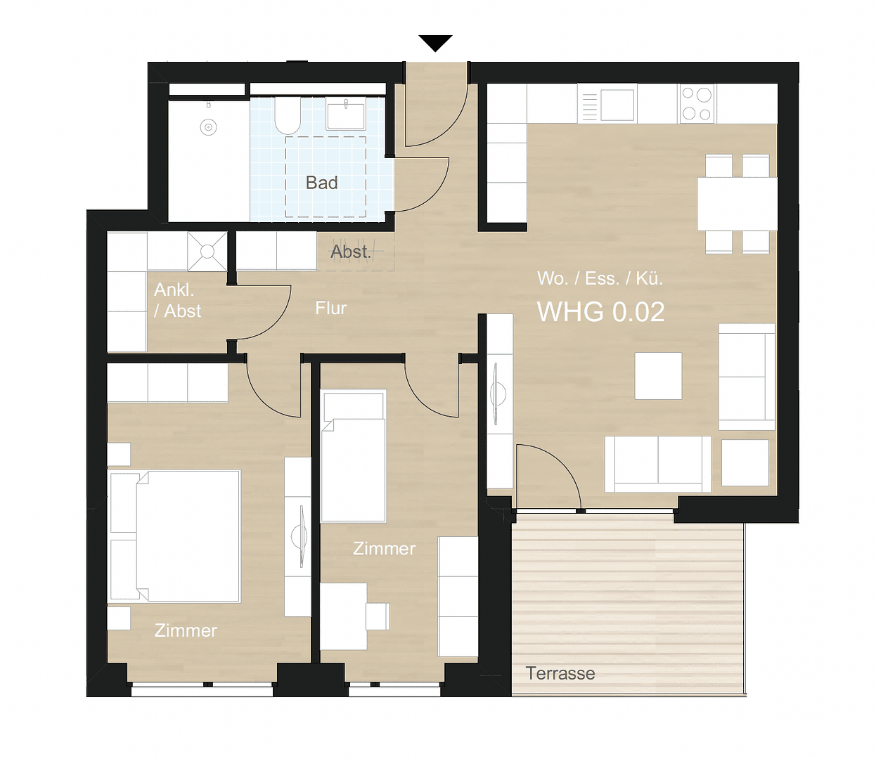 Prodej bytu 3+1 67 m², Süllbergring, Springe, Dolní Sasko Prodej bytu 3+1 67 m², Süllbergring, Springe, Dolní Sasko