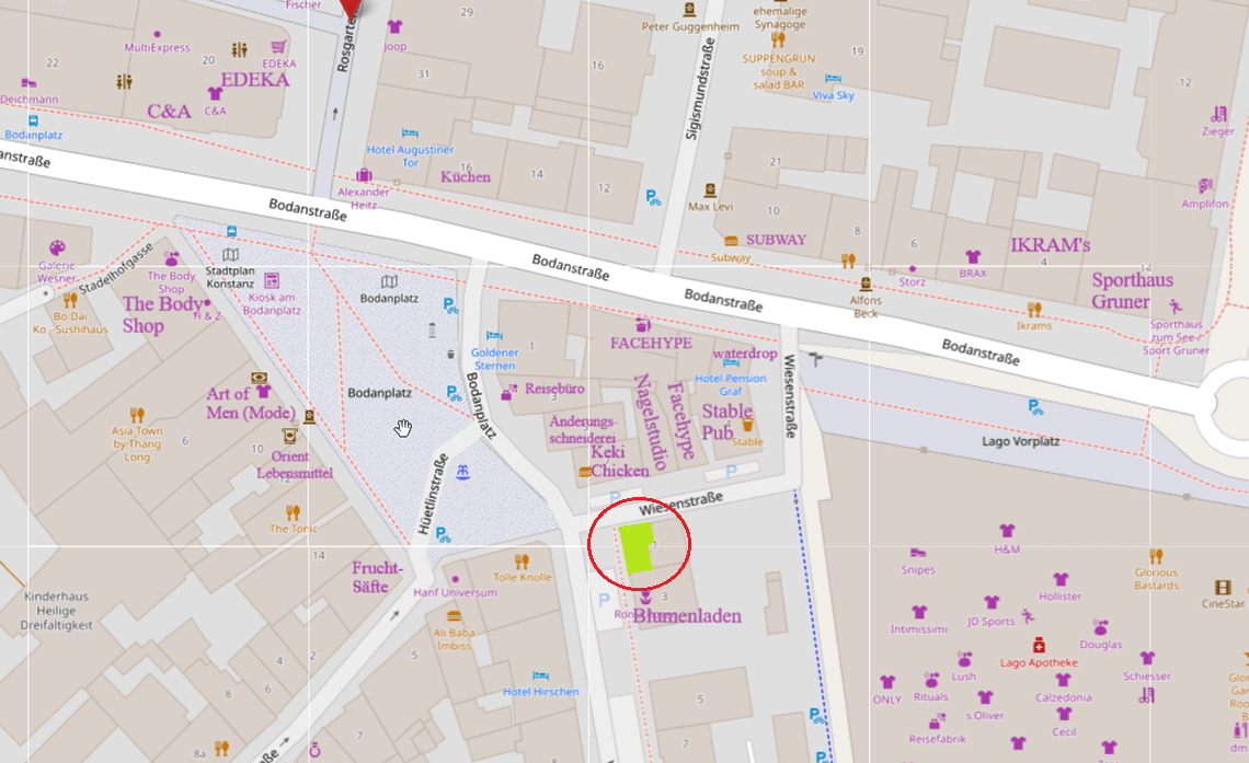 Pronájem kanceláře 27 m², Konstanz, Bádensko-Württembersko Pronájem kanceláře 27 m², Konstanz, Bádensko-Württembersko
