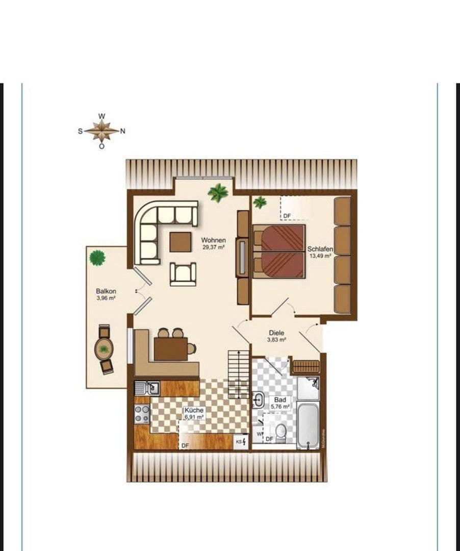 Prodej bytu 3+1 86 m², Mendelssohnstraße 1, Augsburg, Bavorsko Prodej bytu 3+1 86 m², Mendelssohnstraße 1, Augsburg, Bavorsko