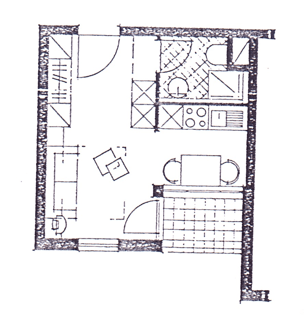 Prodej bytu 1+1 22 m², Johanniterstraße 7, Bad Friedrichshall, Bádensko-Württembersko Prodej bytu 1+1 22 m², Johanniterstraße 7, Bad Friedrichshall, Bádensko-Württembersko