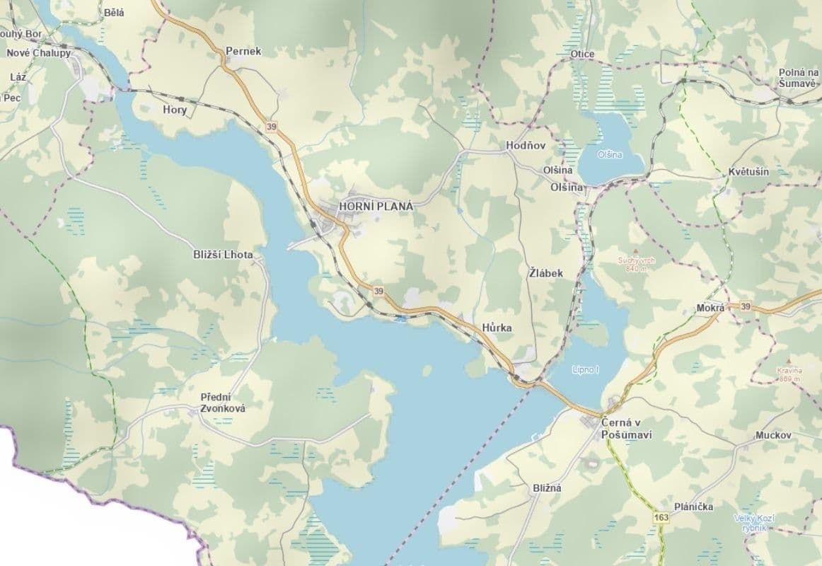 Prodej pozemku 15.988 m², Horní Planá, Jihočeský kraj Prodej pozemku 15.988 m², Horní Planá, Jihočeský kraj