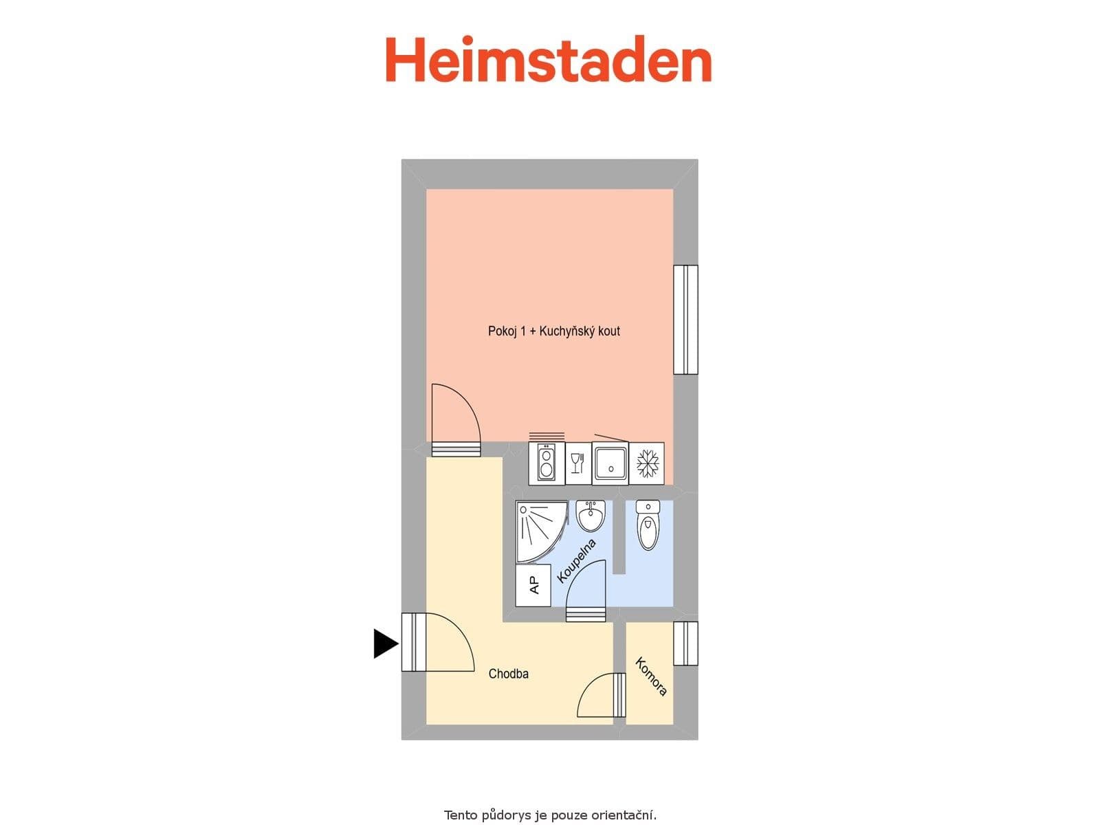 Pronájem bytu 1+kk 24 m², Dvořákova, Havířov, Moravskoslezský kraj Pronájem bytu 1+kk 24 m², Dvořákova, Havířov, Moravskoslezský kraj