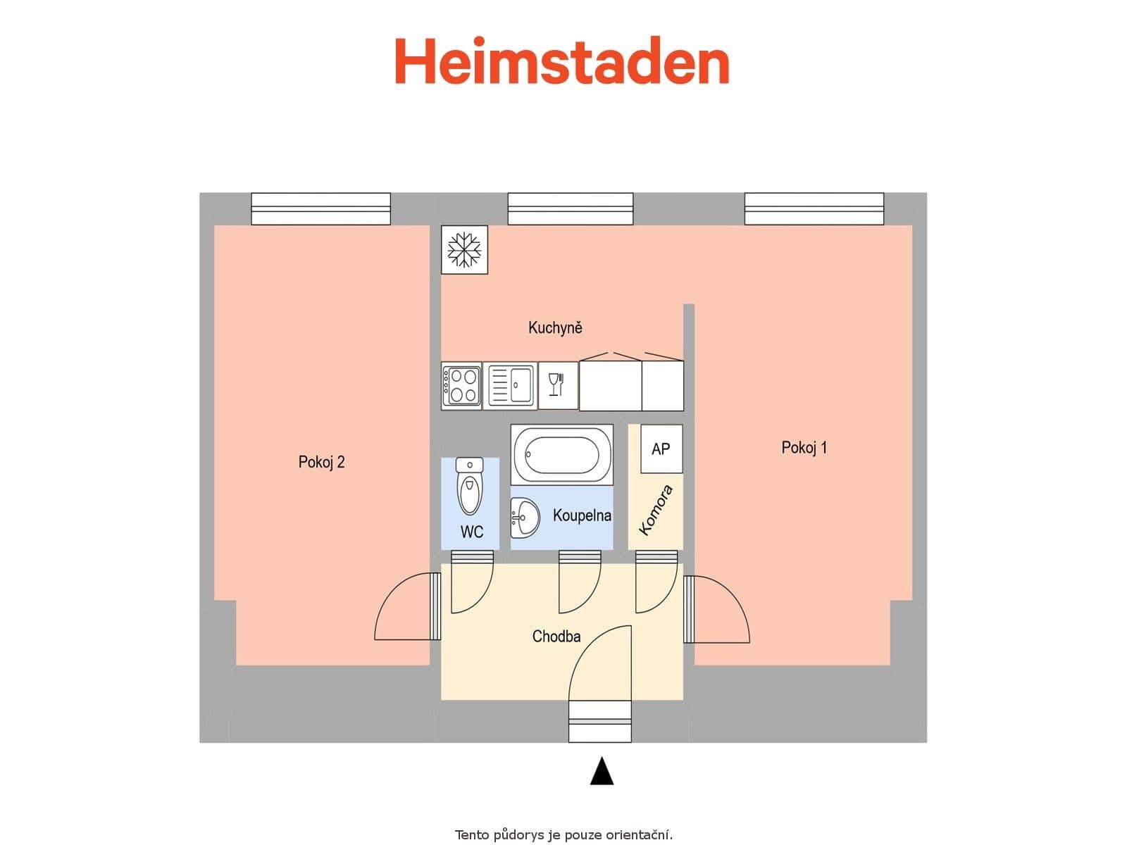 Pronájem bytu 2+kk 49 m², Národní třída, Havířov, Moravskoslezský kraj Pronájem bytu 2+kk 49 m², Národní třída, Havířov, Moravskoslezský kraj