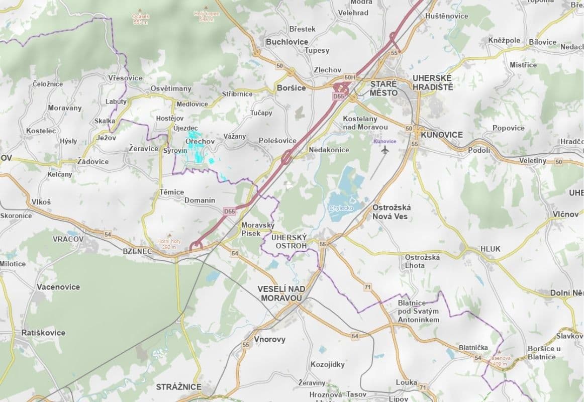 Prodej pozemku 12.565 m², Ořechov, Zlínský kraj Prodej pozemku 12.565 m², Ořechov, Zlínský kraj