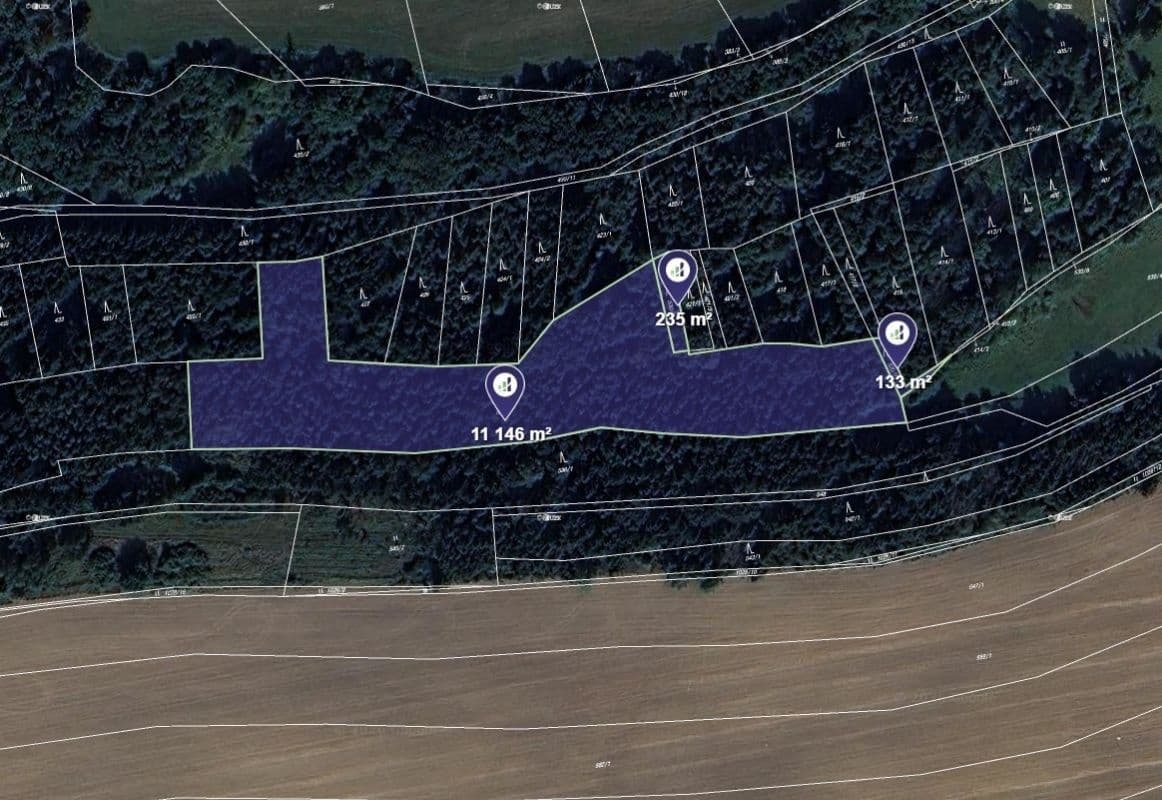Prodej pozemku 13.322 m², Řenče, Plzeňský kraj Prodej pozemku 13.322 m², Řenče, Plzeňský kraj