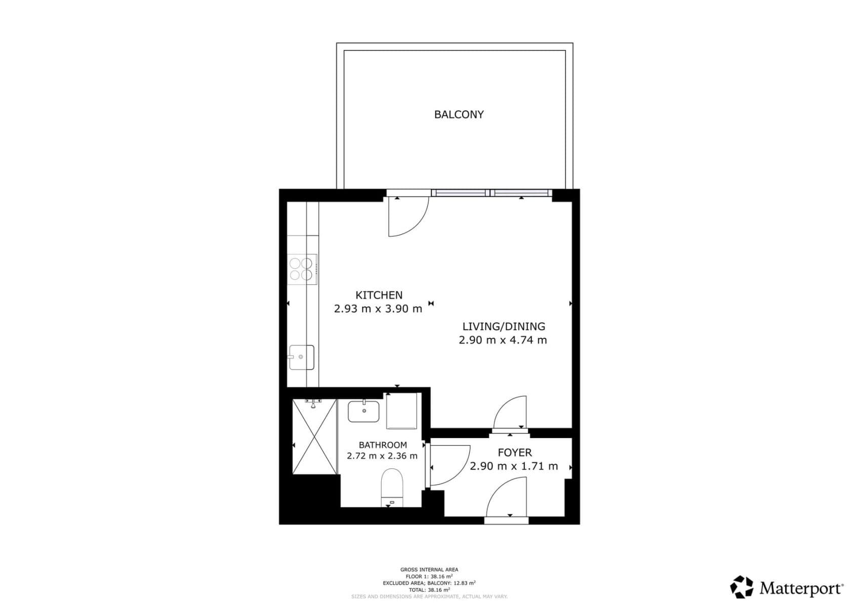 Pronájem bytu 1+kk 37 m², Hábova, Praha, Praha Pronájem bytu 1+kk 37 m², Hábova, Praha, Praha