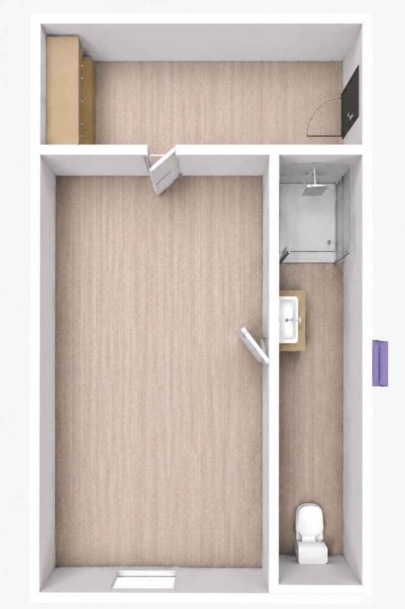 Prodej bytu 1+kk 33 m², Korunní, Praha, Praha Prodej bytu 1+kk 33 m², Korunní, Praha, Praha