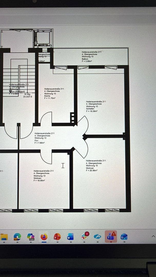 Pronájem bytu 3+1 80 m², Holtenauer Straße 213, Kiel, Šlesvicko-Holštýnsko Pronájem bytu 3+1 80 m², Holtenauer Straße 213, Kiel, Šlesvicko-Holštýnsko