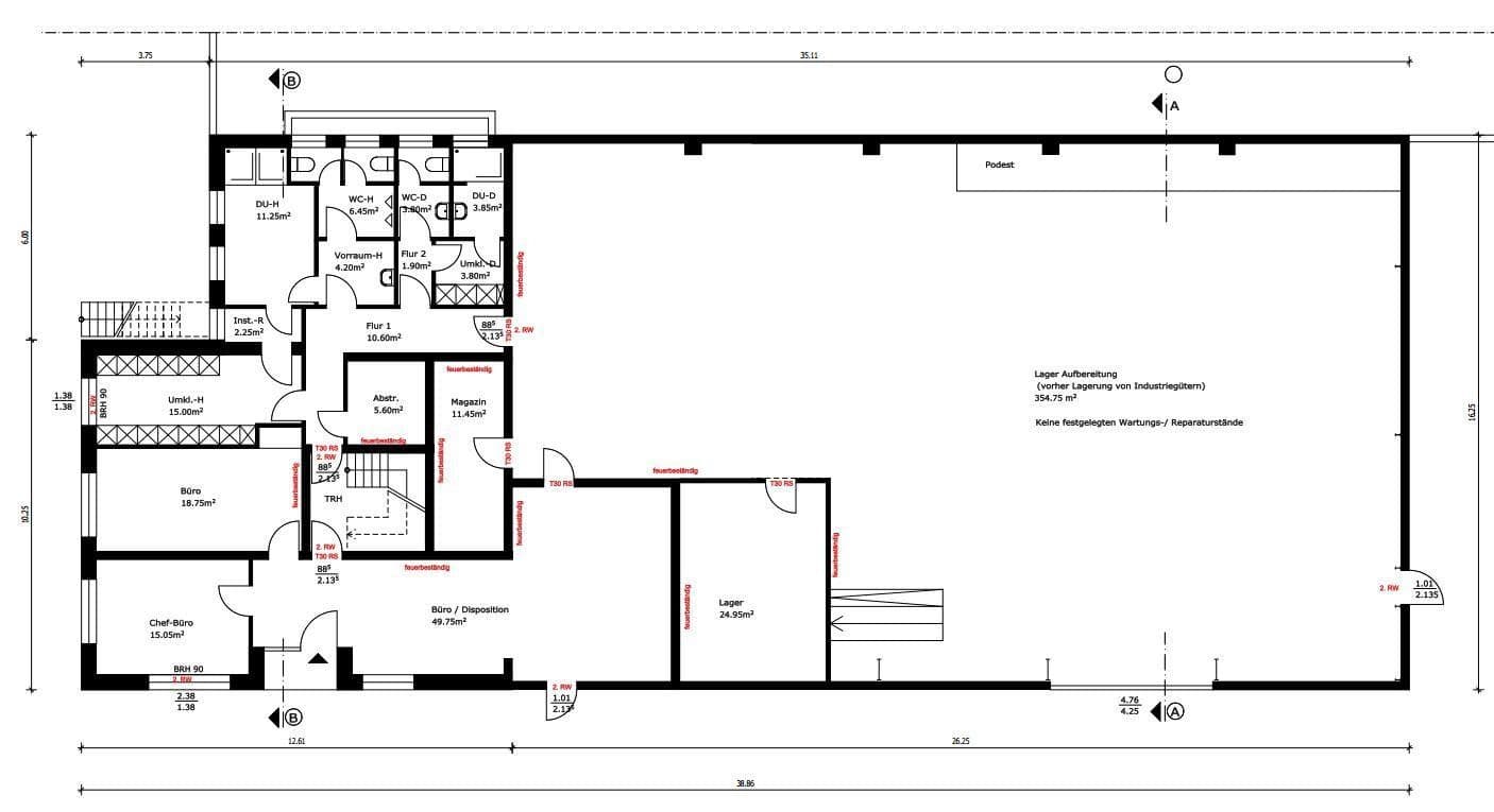 Prodej nebytového prostoru 4.000 m², Hagen, Severní Porýní-Vestfálsko Prodej nebytového prostoru 4.000 m², Hagen, Severní Porýní-Vestfálsko