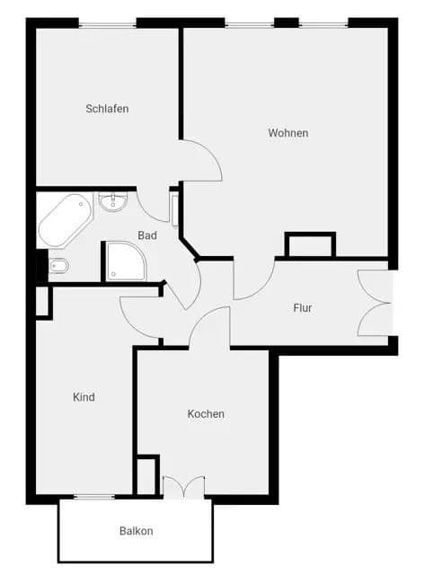 Pronájem bytu 3+1 92 m², Leipzig, Sasko Pronájem bytu 3+1 92 m², Leipzig, Sasko