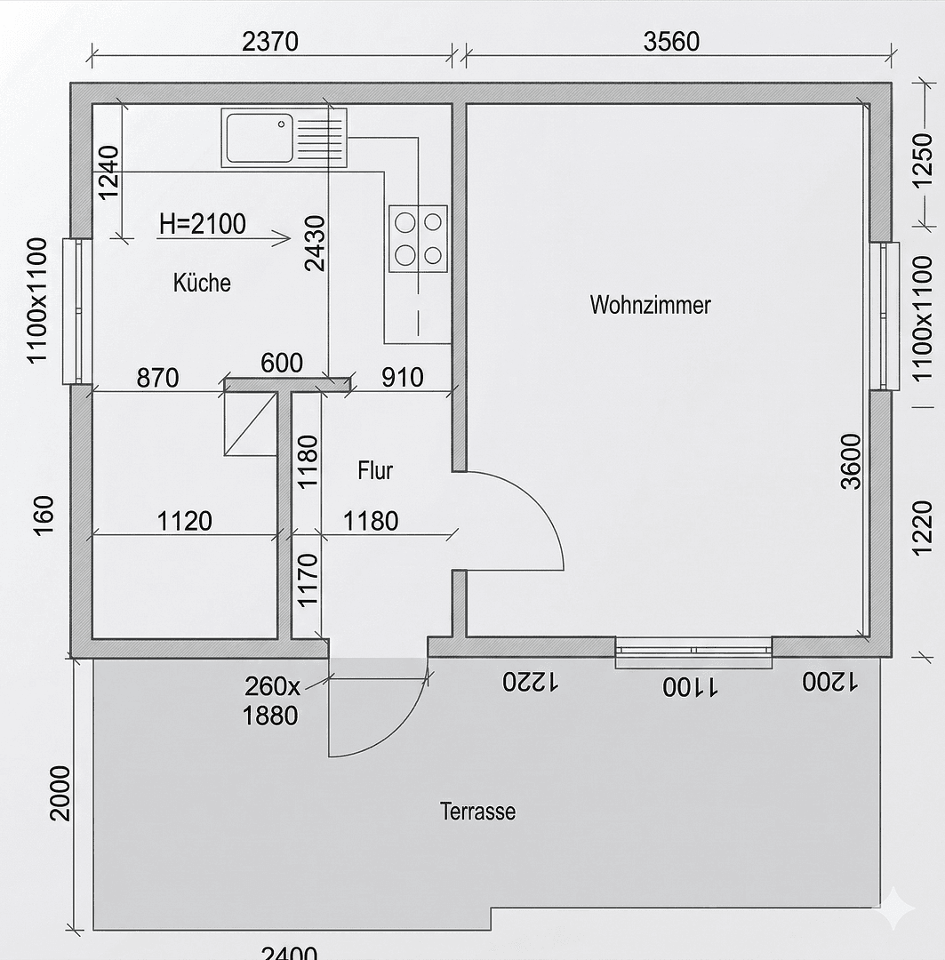 Prodej domu 46 m², pozemek 370 m², Bad Schmiedeberg, Sasko-Anhaltsko Prodej domu 46 m², pozemek 370 m², Bad Schmiedeberg, Sasko-Anhaltsko