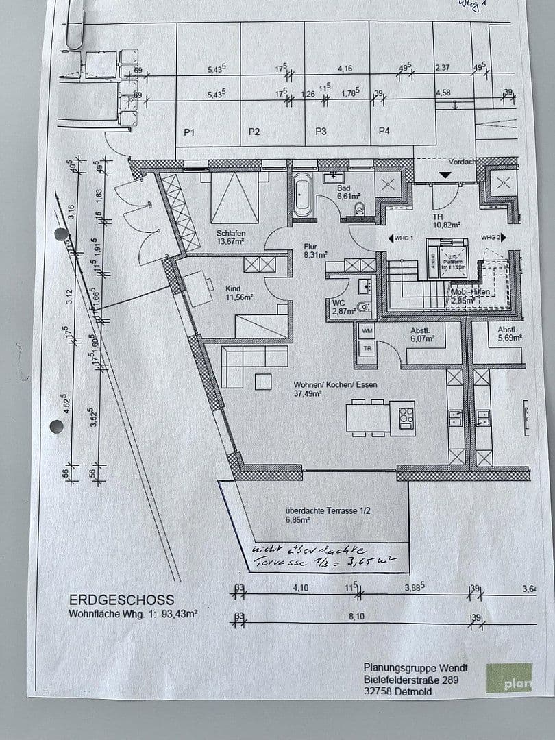 Pronájem bytu 3+1 98 m², Detmold, Severní Porýní-Vestfálsko Pronájem bytu 3+1 98 m², Detmold, Severní Porýní-Vestfálsko