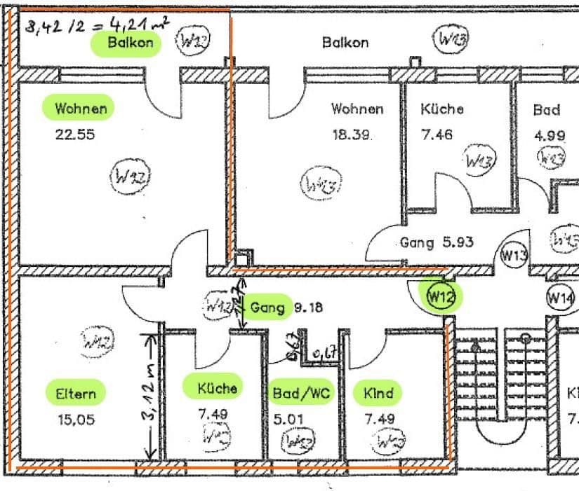 Prodej bytu 3+1 71 m², Augsburg, Bavorsko Prodej bytu 3+1 71 m², Augsburg, Bavorsko