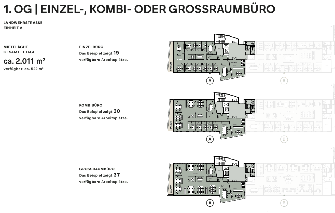 Pronájem kanceláře 1.846 m², Landwehrstraße 51, Darmstadt, Hessen Pronájem kanceláře 1.846 m², Landwehrstraße 51, Darmstadt, Hessen