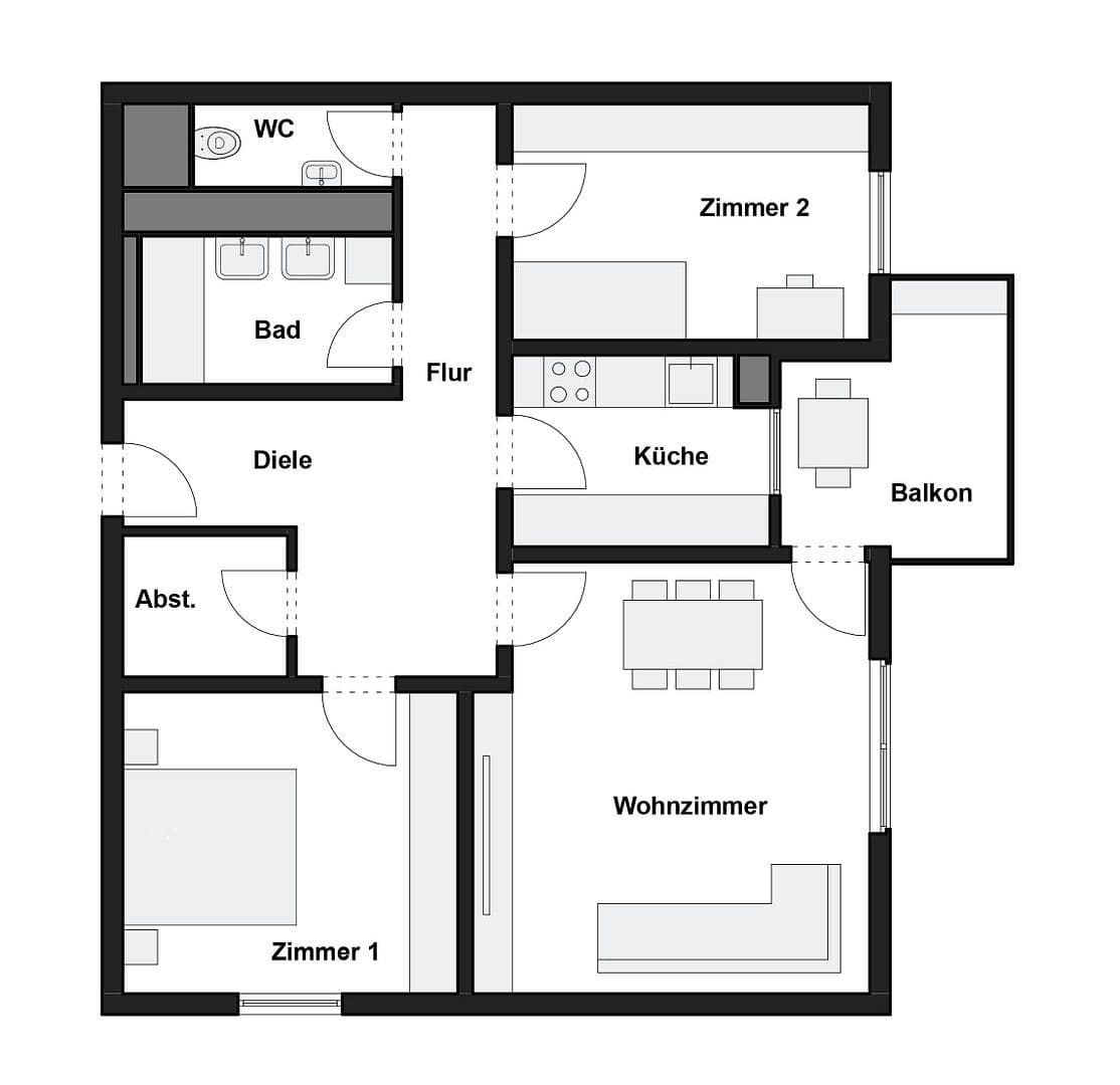 Prodej bytu 3+kk 81 m², Böblingen, Bádensko-Württembersko Prodej bytu 3+kk 81 m², Böblingen, Bádensko-Württembersko