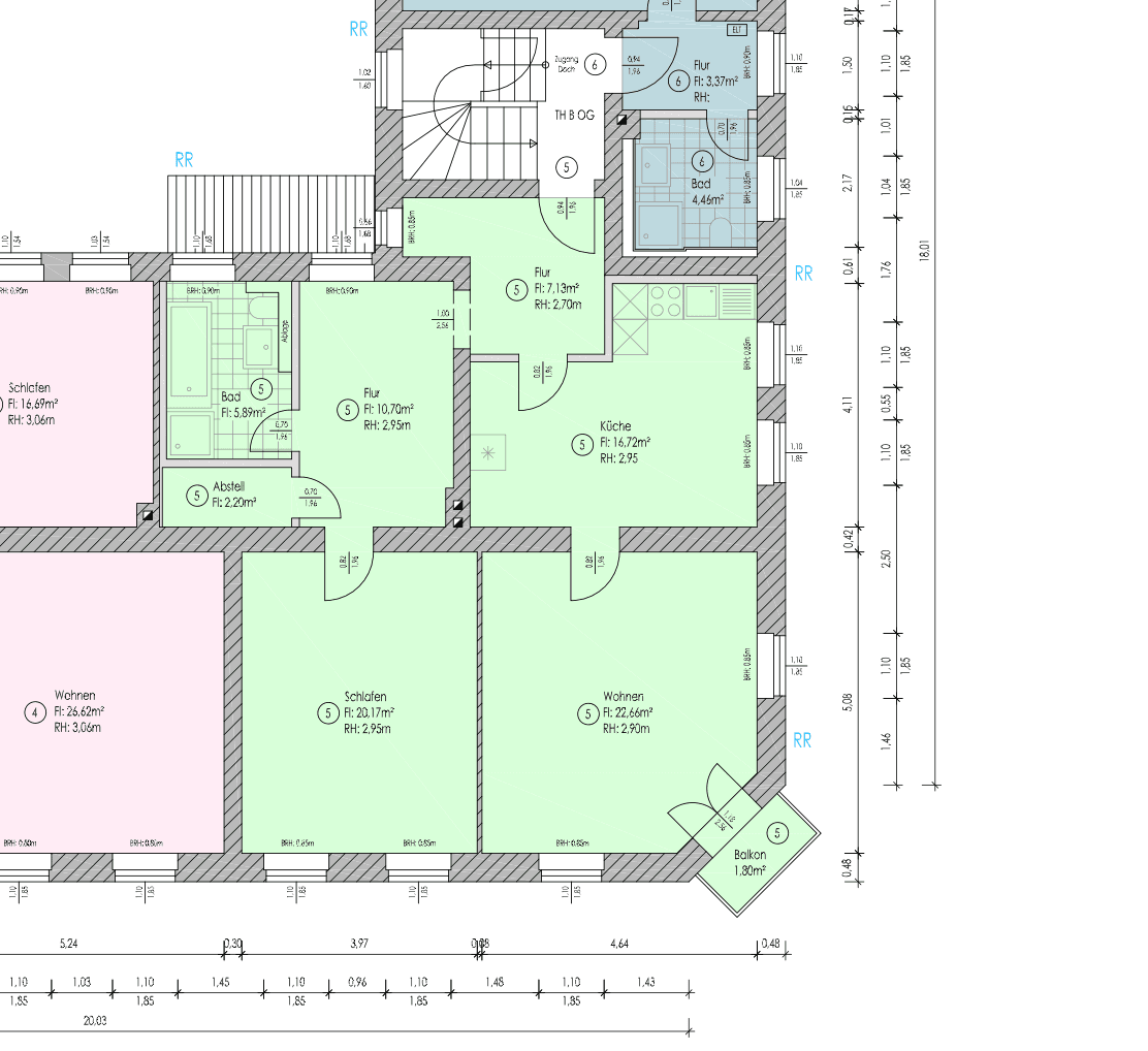 Pronájem bytu 4+1 86 m², Biesenthal, Braniborsko Pronájem bytu 4+1 86 m², Biesenthal, Braniborsko