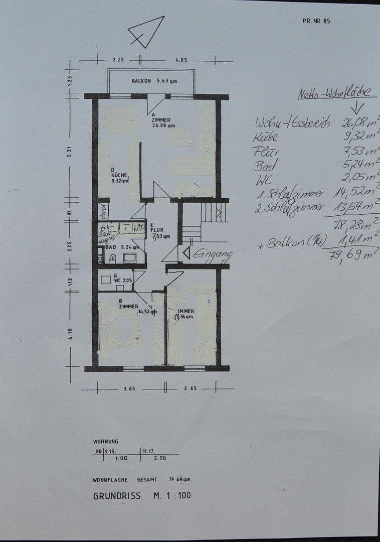 Prodej bytu 3+1 80 m², Mannheim, Bádensko-Württembersko Prodej bytu 3+1 80 m², Mannheim, Bádensko-Württembersko
