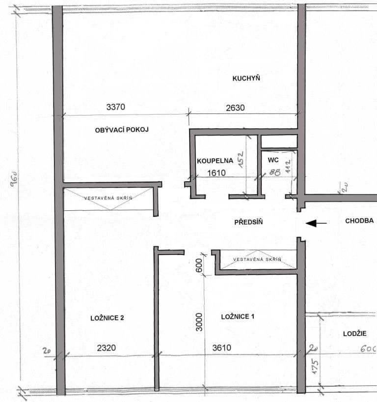 Pronájem bytu 3+kk 66 m², K Olympiku, Praha, Praha Pronájem bytu 3+kk 66 m², K Olympiku, Praha, Praha