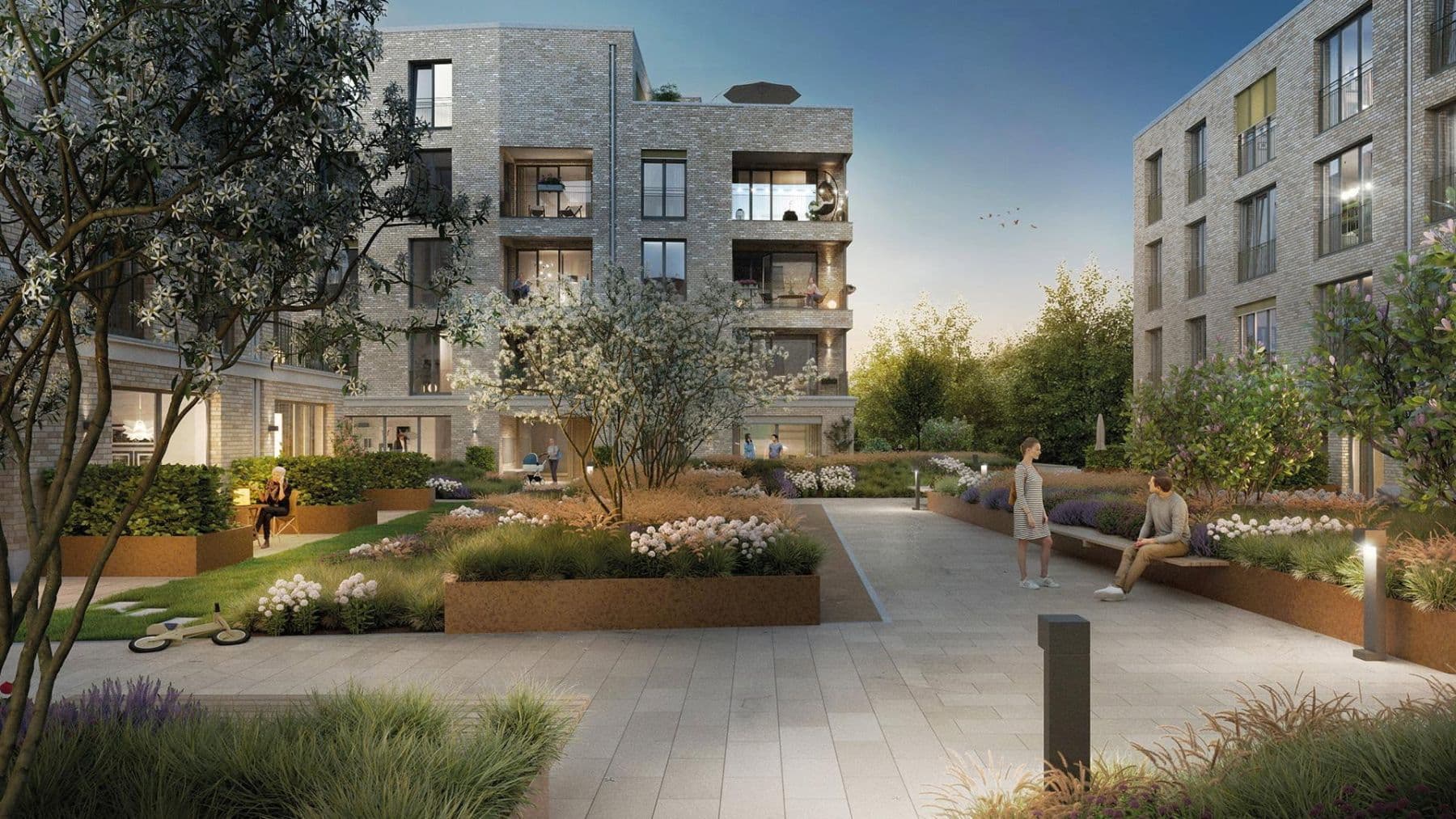 Pronájem bytu 2+1 38 m², Moislinger Allee 9k, Lübeck, Šlesvicko-Holštýnsko Pronájem bytu 2+1 38 m², Moislinger Allee 9k, Lübeck, Šlesvicko-Holštýnsko