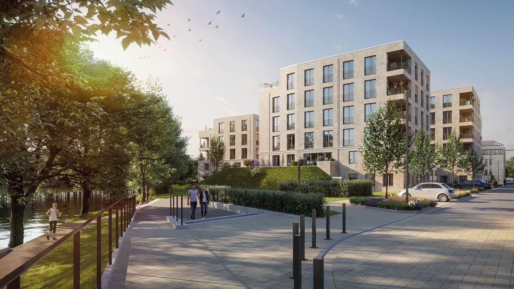 Pronájem bytu 2+1 38 m², Moislinger Allee 9k, Lübeck, Šlesvicko-Holštýnsko Pronájem bytu 2+1 38 m², Moislinger Allee 9k, Lübeck, Šlesvicko-Holštýnsko