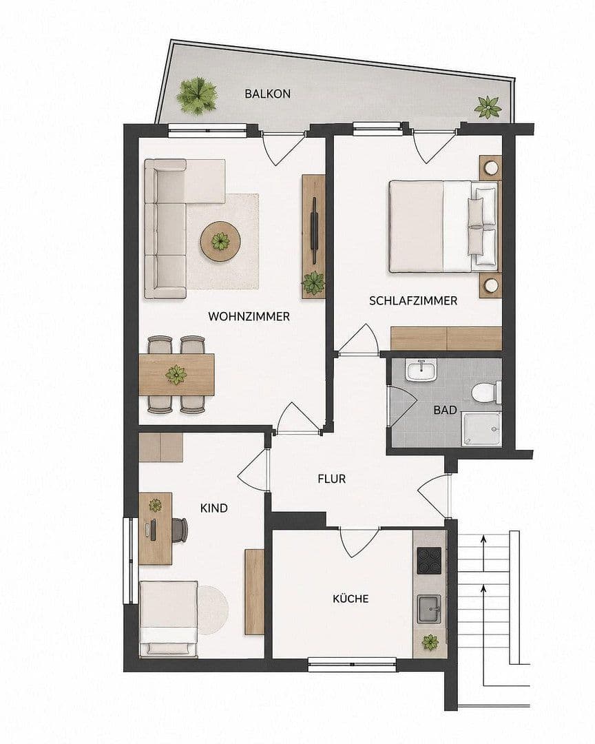 Prodej bytu 3+1 67 m², Hamburg, Hamburg Prodej bytu 3+1 67 m², Hamburg, Hamburg