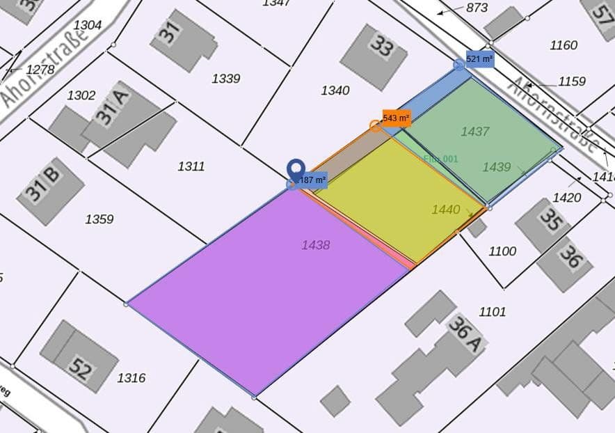 Prodej pozemku 2.274 m², Ahornstraße 34, Fredersdorf-Vogelsdorf, Braniborsko Prodej pozemku 2.274 m², Ahornstraße 34, Fredersdorf-Vogelsdorf, Braniborsko