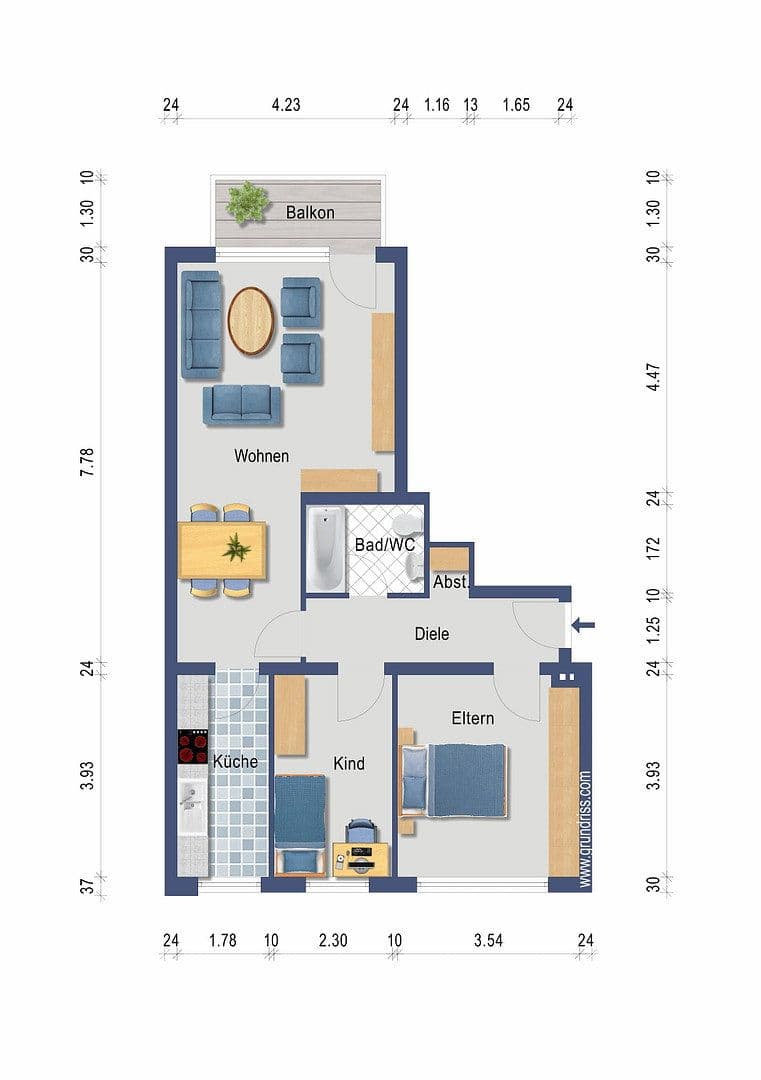 Prodej bytu 3+1 70 m², Oberbruchstraße 131, Krefeld, Severní Porýní-Vestfálsko Prodej bytu 3+1 70 m², Oberbruchstraße 131, Krefeld, Severní Porýní-Vestfálsko