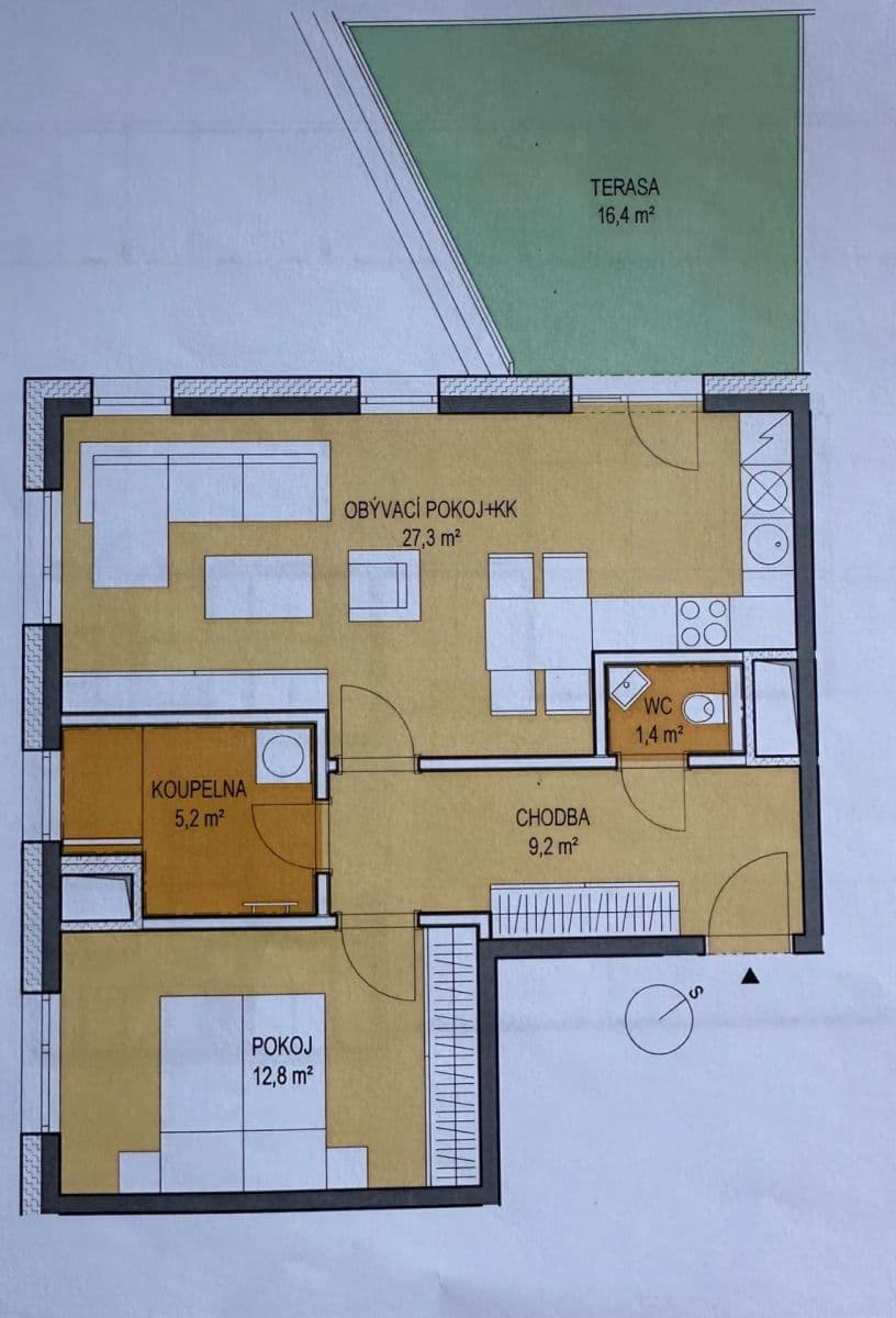 Pronájem bytu 2+kk 58 m², Tatranská, Liberec, Liberecký kraj Pronájem bytu 2+kk 58 m², Tatranská, Liberec, Liberecký kraj