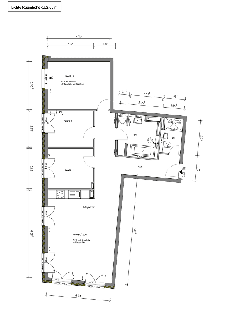 Prodej bytu 4+1 97 m², Berlin, Berlín Prodej bytu 4+1 97 m², Berlin, Berlín