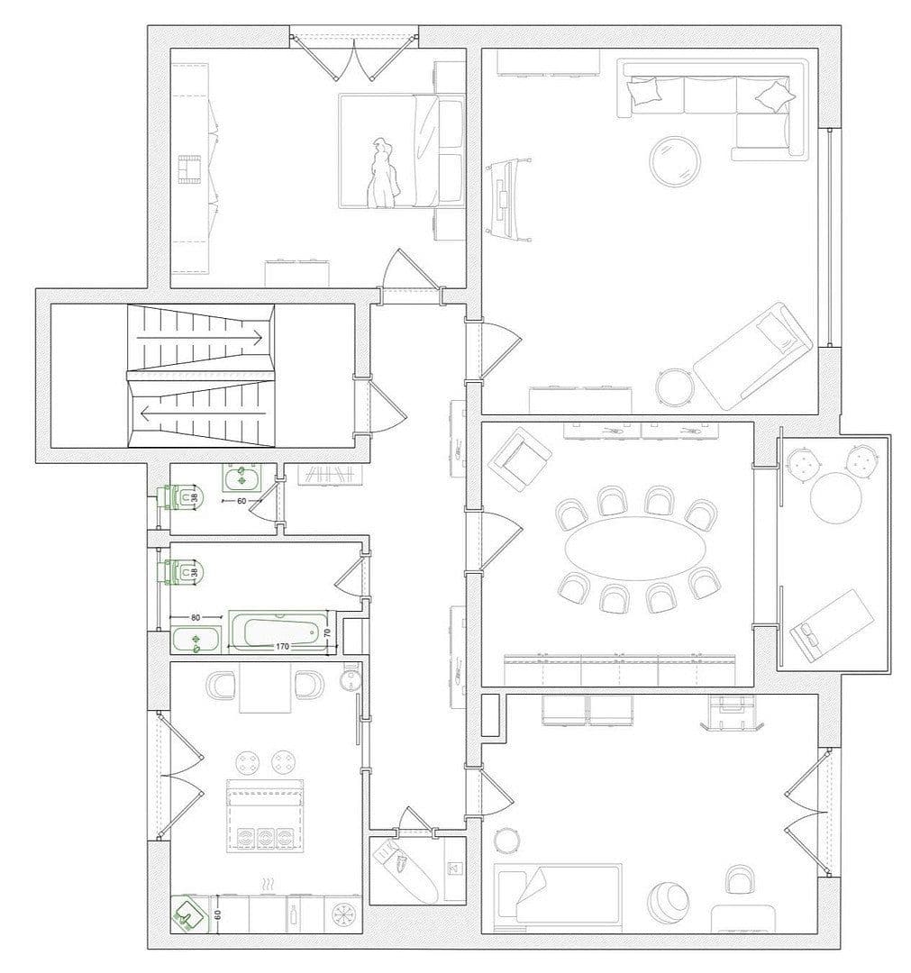 Prodej bytu 4+1 119 m², Essen, Severní Porýní-Vestfálsko Prodej bytu 4+1 119 m², Essen, Severní Porýní-Vestfálsko