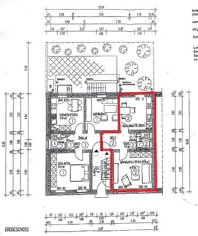 Pronájem bytu 1+kk 41 m², Baltenstraße 20, Düsseldorf, Severní Porýní-Vestfálsko Pronájem bytu 1+kk 41 m², Baltenstraße 20, Düsseldorf, Severní Porýní-Vestfálsko