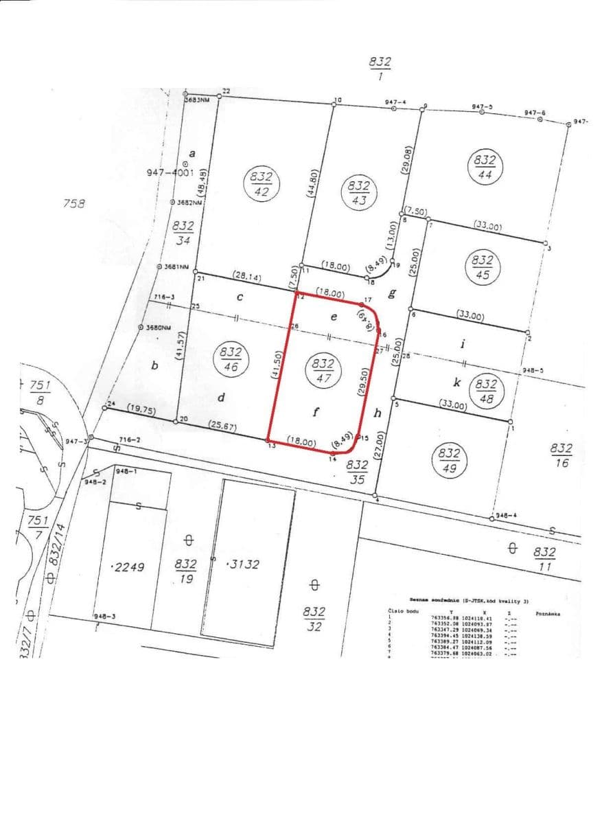 Prodej pozemku 975 m², Slaný, Středočeský kraj Prodej pozemku 975 m², Slaný, Středočeský kraj
