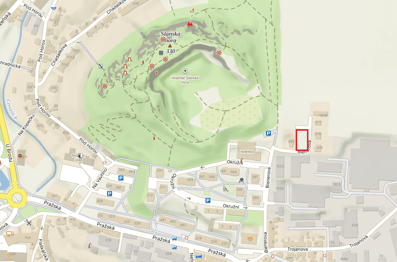 Prodej pozemku 975 m², Slaný, Středočeský kraj Prodej pozemku 975 m², Slaný, Středočeský kraj