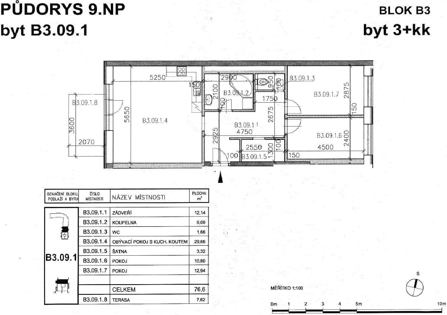 Pronájem bytu 3+kk 77 m², Sedláčkova, Brno, Jihomoravský kraj Pronájem bytu 3+kk 77 m², Sedláčkova, Brno, Jihomoravský kraj