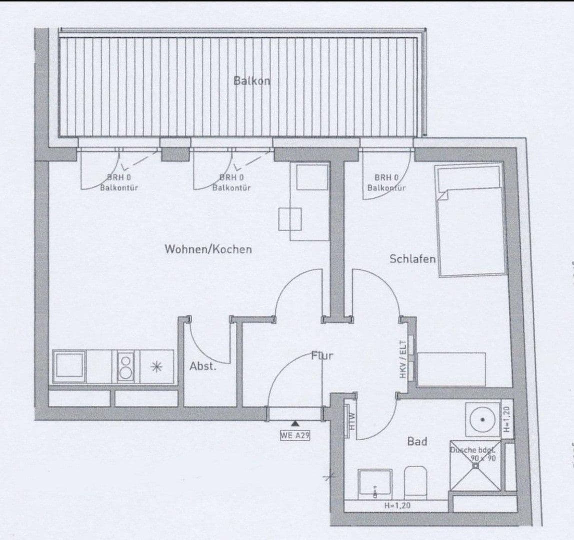 Pronájem bytu 2+1 45 m², Wiesenstraße 10, Berlin, Berlín Pronájem bytu 2+1 45 m², Wiesenstraße 10, Berlin, Berlín