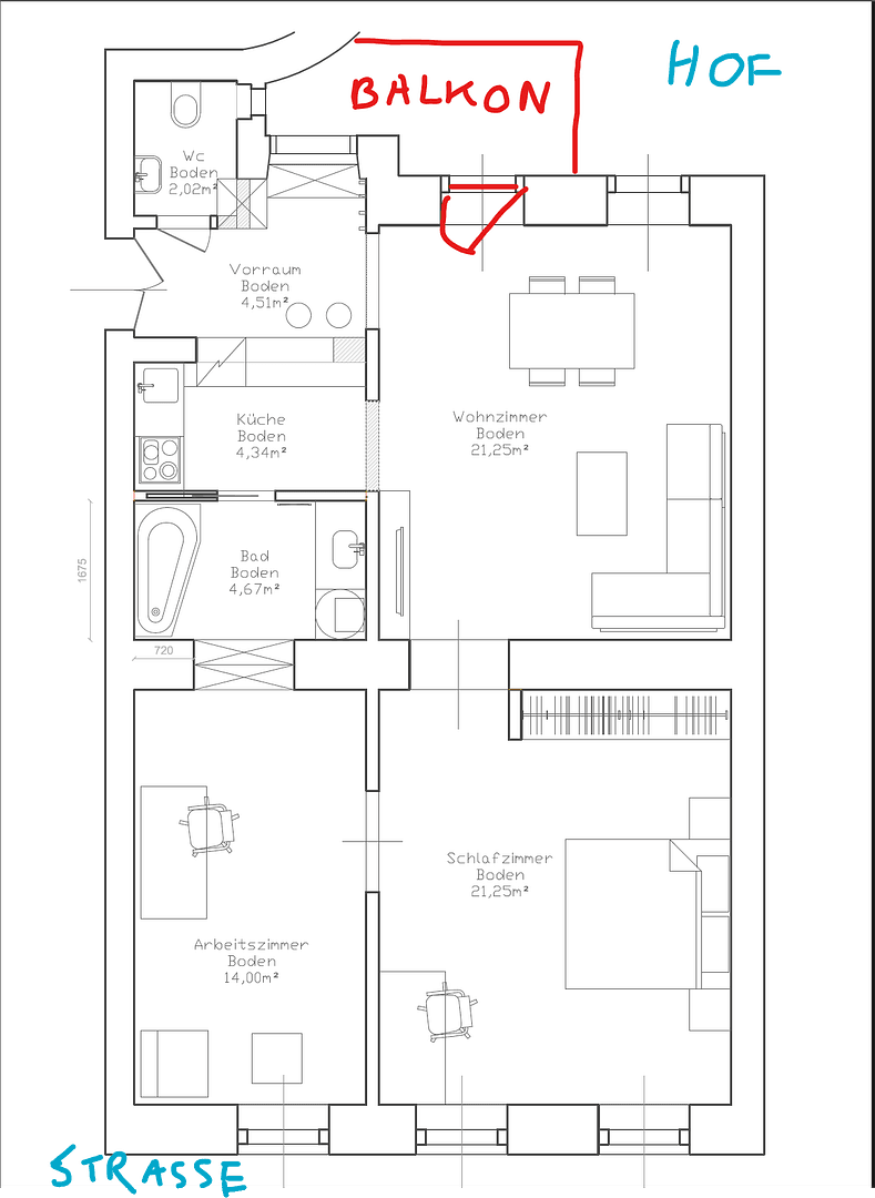 Prodej bytu 3+1 72 m², Beingasse 3, Wien, Wien Prodej bytu 3+1 72 m², Beingasse 3, Wien, Wien